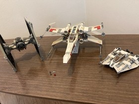 Lego Star Wars Lot. X-Wing 9493 Tie Fighter 9492 Snow Speeder 75049 See Descript