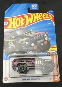 Hot Wheels - 1988 JEEP WAGONEER - #44/250 - HW Hot Trucks 5/10 - Purple - Picture 1 of 5