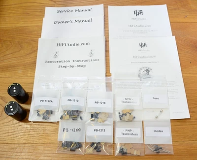 Luxman L-5 amplificador reconstrucción restauración condensador actualización kit reparación Foto 1 de 4