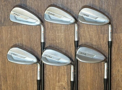 Ping G700 irons 5-PW SR Flex Soft Regular Graphite shafts. Red dot. FREE UK P&P - Image 1 of 4