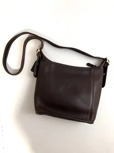 Vintage Coach 9816 schmale Reisetasche Mahagonibraun G9C-9816 - Bild 1 von 17