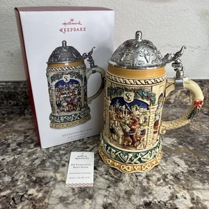 Hallmark Keepsake Elf Festivities Beer Stein Germany 34 oz. 2017 - Picture 1 of 17