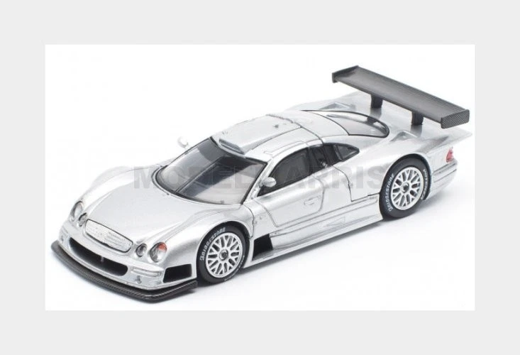 POP-RACE-LIMITED PR640158 MERCEDES BENZ - CLK-GTR AMG COUPE 1998 - SILVER - 1/64