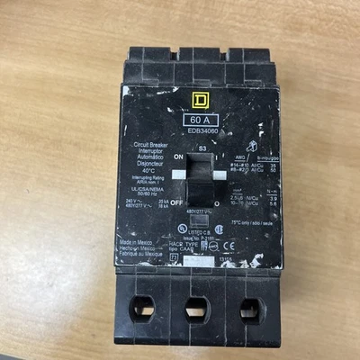SCHNEIDER ELECTRIC EDB34060 / EDB34060 (USED) - Image 1 of 3