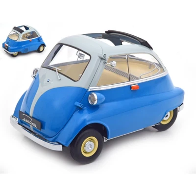 BMW 250 ISETTA 1959 BLUE/LIGHT BLUE 1:12 Kk Scale Auto Stradali Modellino Nuovo - Immagine 1 di 3