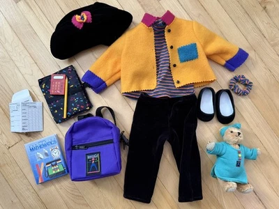 Conjunto, oso y escuela American Girl 1996 Girl Of Today Pleasant Company Foto 1 de 4