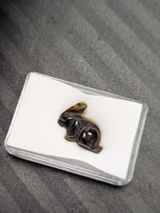Rabbit Shaped Tiger's Eye Loose Gemstone, 19.63 Carat - Picture 1 of 1
