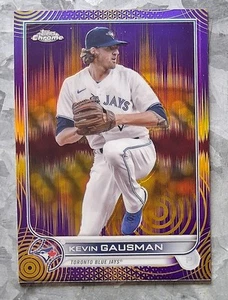 Kevin Gausman #40 - 2022 Topps Chrome Sonic Lite - refractor sónico púrpura/amarillo - Imagen 1 de 2
