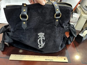 RARA borsa a tracolla Juicy Couture nera borsetta -OTTIME CONDIZIONI~ - Foto 1 di 6