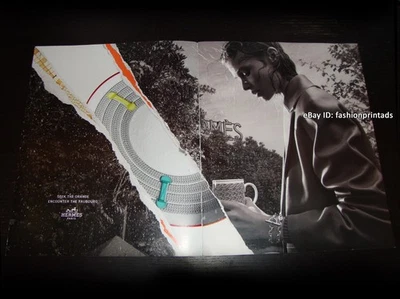 ANUNCIO IMPRESO HERMES 4 páginas otoño 2024 Ella Mccutcheon BUSQUE LA NARANJA Foto 1 de 2