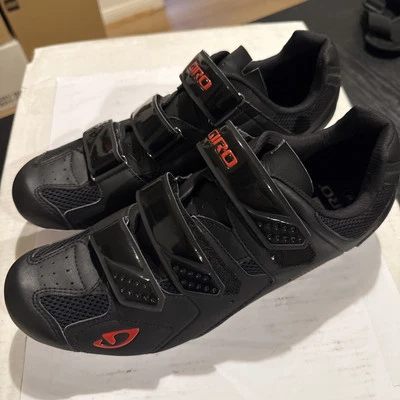 Zapatos de ciclismo Giro Treble II para hombre talla 13 negros con correa ajustable zapatos de bicicleta de carretera Foto 1 de 4