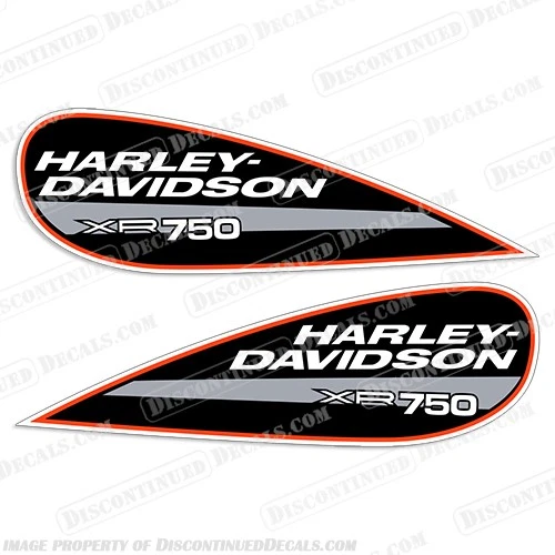 Calcomanías para tanque de combustible Harley-Davidson XR750 motocicleta (juego de 2) Gen 2 Foto 1 de 1