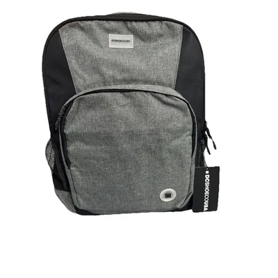 Mochila DC Shoes Unisex Locker 3 23 litros gris oscuro acolchada funda para computadora portátil nueva Foto 1 de 4