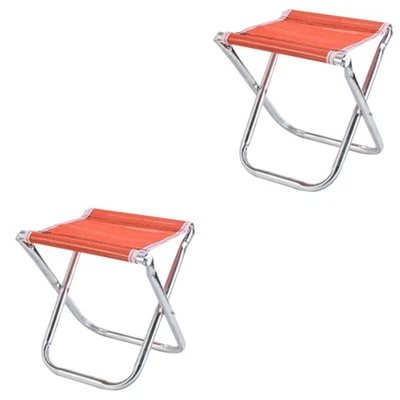  2 Pieces Klappbarhocker Angelstühle Für Erwachsene Faltbarer Stuhl - Bild 1 von 4