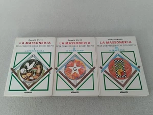 LA MASSONERIA 3 libri I° L'APPRENDISTA + II° IL COMPAGNIO + III° MAESTRO / Wirth - Foto 1 di 24