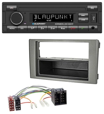 Blaupunkt USB DAB MP3 Bluetooth Autoradio für Iveco Daily (06-14) dunkelgrau - Bild 1 von 4