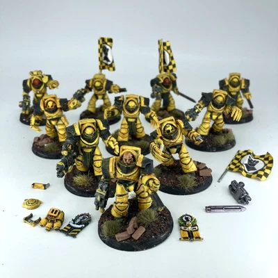 Cataphracti Squad - Imperial Fists - Painted Warhammer Horus Heresy GW C7843 - Image 1 of 2