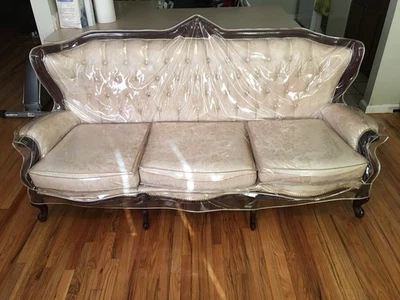 Victorian Antique Living Room Furniture Solid Wood Carved Chairs Set of 4 White - Image 1 of 3