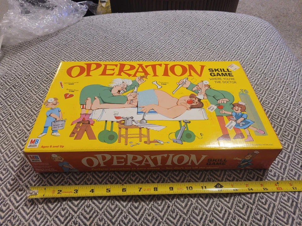 Vintage 1999 Operation Board Game By Hasbro Milton Bradley- See Description - Image 1 of 4