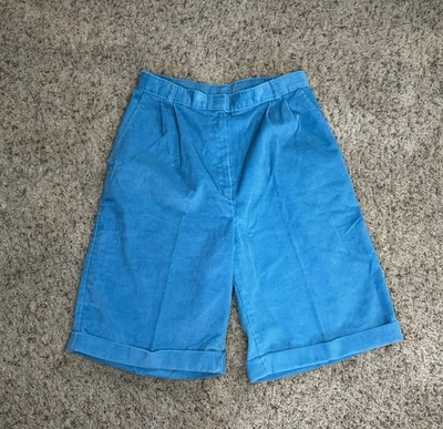 1980s Vintage WRANGLER Corduroy High Rise Pleated Shorts Bermuda Shaker 26x8.5 - Image 1 of 4