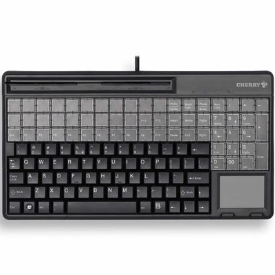 Cherry G86-71411EUADAA LPOS MSR Touchpad Keyboard 127 Keys - QWERTY Layout - Image 1 of 3