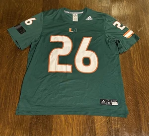 Miami Hurricanes #26 Sean Taylor Adidas Fußball Trikot Grün Herren XL NCAA - Bild 1 von 11