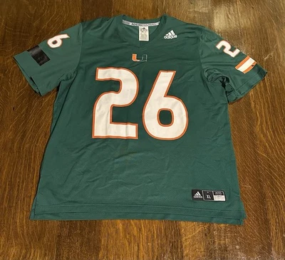 Miami Hurricanes #26 Sean Taylor Adidas Football Jersey Green Men’s XL NCAA - Image 1 of 4