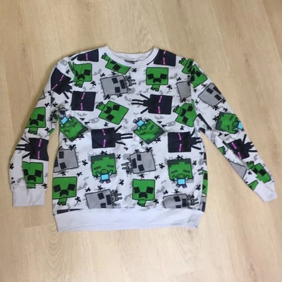 Толстовка с графическим принтом Minecraft для мальчиков размер XL Creepers - Изображение 1 из 4