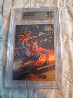 1994 Fleer Marvel Masterpieces Gold Foil Signature #115 Spider Man - Image 1 of 2