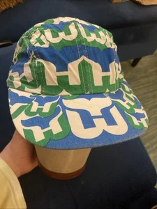 Vintage Hartford Whalers All Over Print SnapBack Hat Sports Graphics - Picture 1 of 7