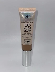 IT Cosmetics CC+ Nude Glow Color Correcting Skin Tint Neutral Tan EXPIRED 02/24 - Picture 1 of 3