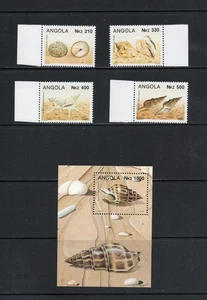 S7508 Angola 1993 Muscheln Set & Bogen postfrisch - Bild 1 von 1