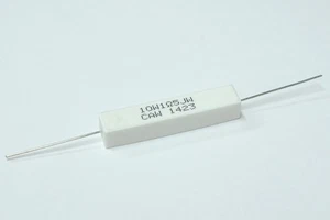 1.5 Ohm 10 Watt ±5% Wirewound Axial Resistor - Ceramic Cement Power 1.5Ω J 10W - Picture 1 of 2