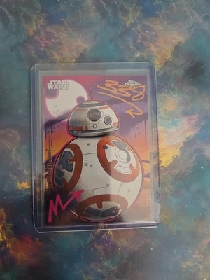 2025 Topps Chrome Star Wars Galactic Graffiti BB8 Case Hit SSP #GG-3 - Imagem 1 de 2