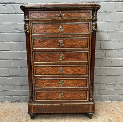 LLEGA MAR 2026: Antigua mesa o cofre francés Luis XVI de Grohé Foto 1 de 4