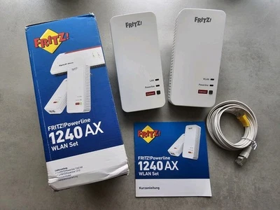 FRITZ!Powerline 1240 AX WLAN Set avm WLAN MESH an jeder Steckdose - Bild 1 von 4