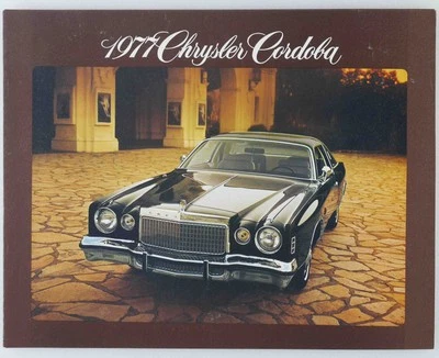 Chrysler Córdoba 1977 folleto de ventas de concesionarios nuevo de stock clásico catálogo de anuncios automáticos 77 Foto 1 de 4