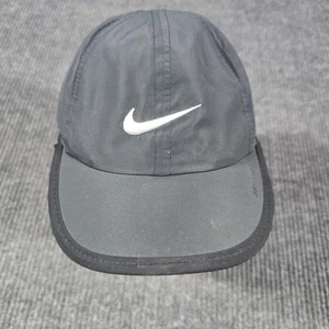 Nike Hat Cap Strap Back Toddler Black Dri-FIT Athletic Mesh Running Youth - Picture 1 of 9