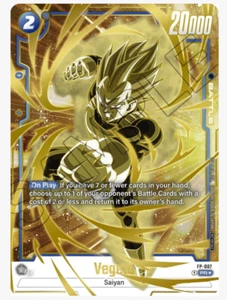 Dragon Ball Vegeta - FP-007 (Gold) - Fusion World Promo Cards and Packs - MINT - Picture 1 of 3