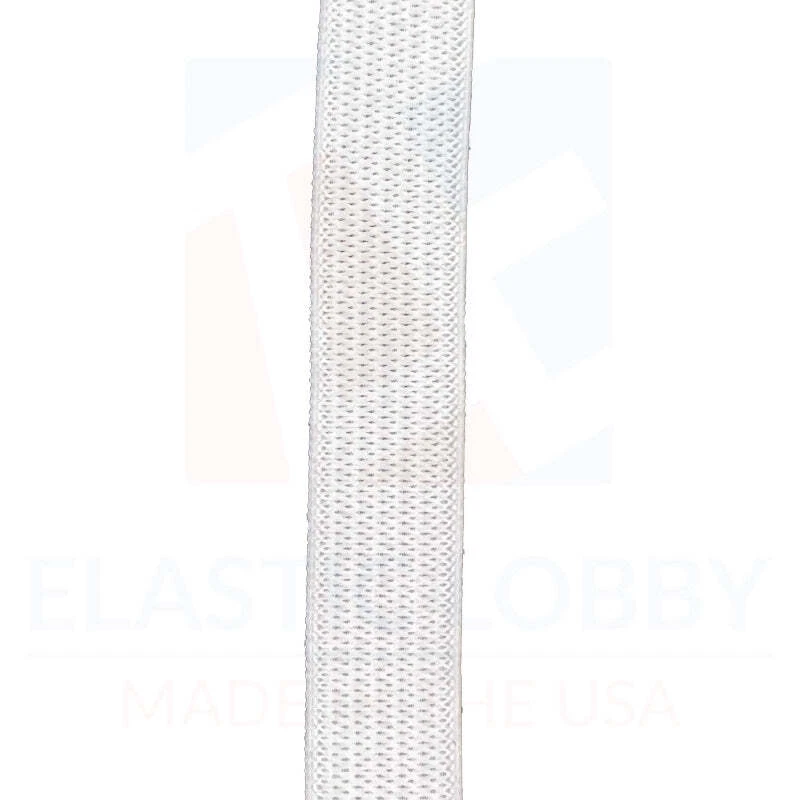 Elástico tejido blanco pesado de 1/2" (13 mm) - Hecho en EE. UU. Foto 1 de 4