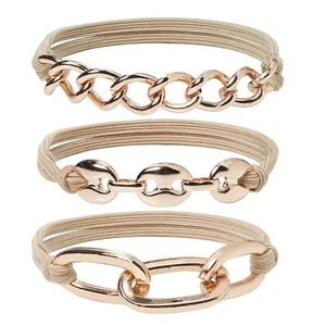 3Pcs 2 in 1 Bracelet Hair Ties Fashion Accessories for Women Girl's Hair & Wrist - Picture 1 of 28