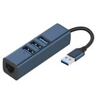 USB TypeC Ethernet USB to RJ45 Hub 100M Ethernet Adapter Network Card with USB