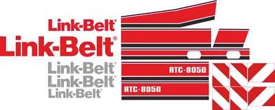 Link-Belt RTC8050 Crane Decal Kit - very high quality aftermarket decals - Image 1 of 2