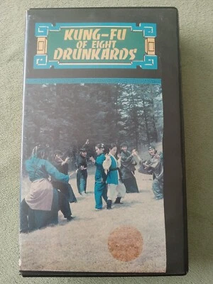KUNG-FU OF EIGHT 8 DRUNKARDS 1980 VHS RARE HTF OOP  WU TANG FEI MENG SING CHEN - Image 1 of 4
