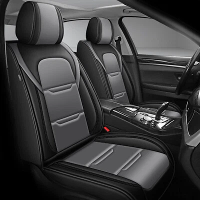 Car 5-Seat Covers PU Leather Cushion Full Set Pad Fit for Infiniti Q70 2014-2019 Foto 1 de 4