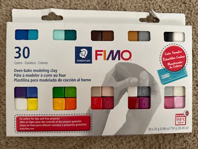 Fimo Oven Bake Modeling Clay Color Sampler 30 Colors. - Image 1 of 2