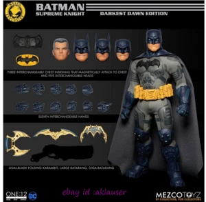 Mezco Toyz 1/12 DC The Supreme Knight Batman Darkest Dawn Edition Actionfigur - Bild 1 von 13