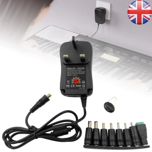 Multi Voltage Universal AC/DC Power Adapter 3V 4.5V 5V 6V 7.5V 9V 12V 30W Tools - Picture 1 of 9