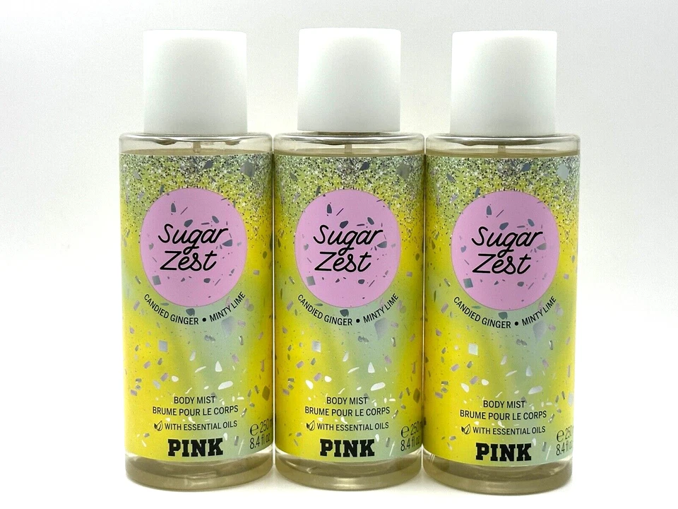 PINK SUGAR ZEST BODY MIST 8.4 FL OZ candied ginger - minty lime