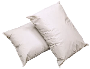 Vinyl Covered Patient Pillow 19 x 25 Reusable Wipeable 18oz of Poly Waterproof - Picture 1 of 10